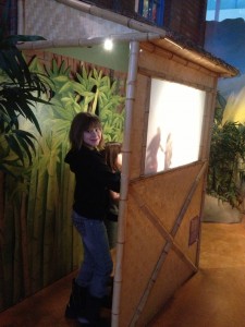 Shawdow puppet show at Ottawa Children's Museum